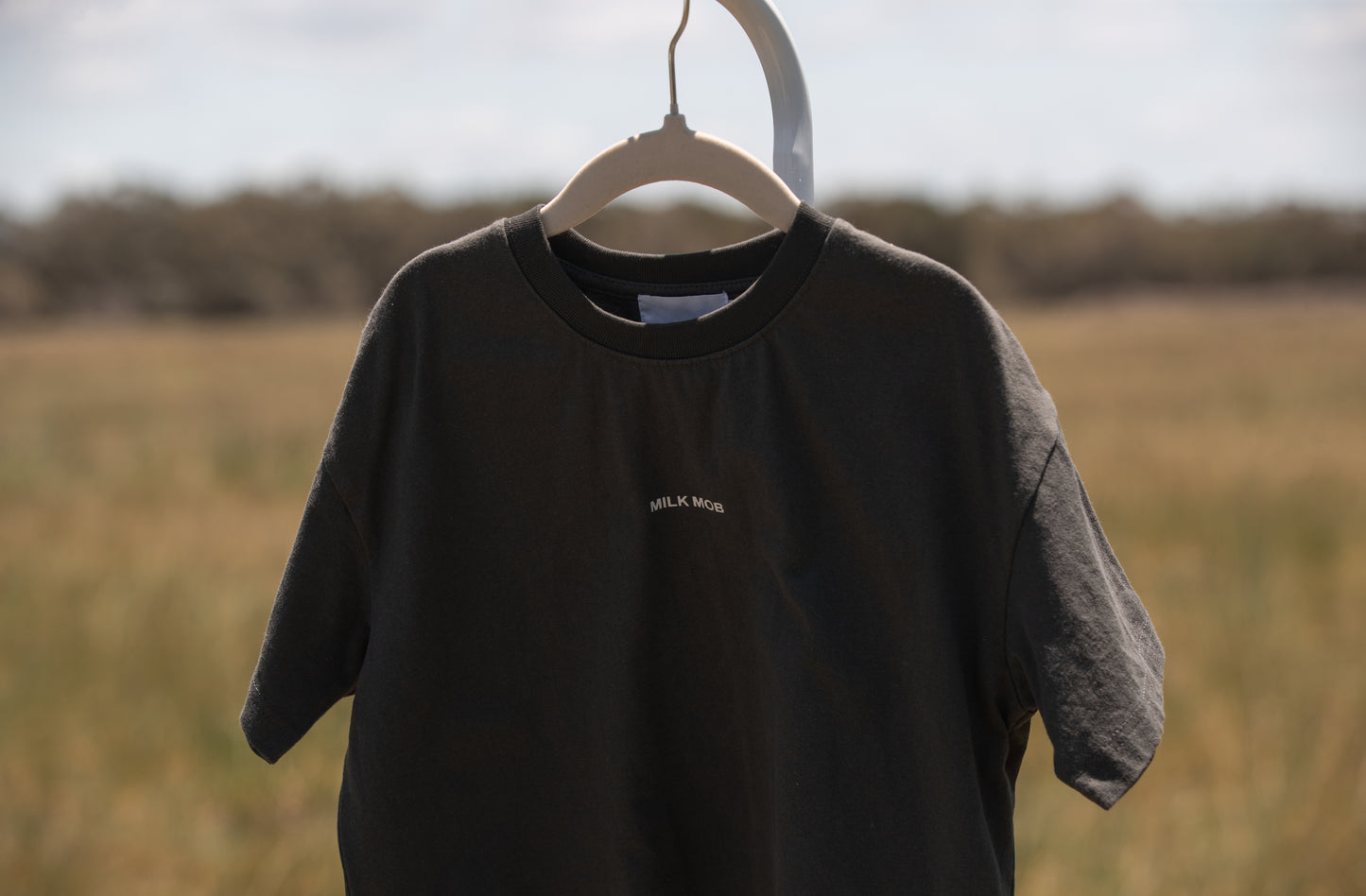 The Basic Oversized Tee- Charcoal Black