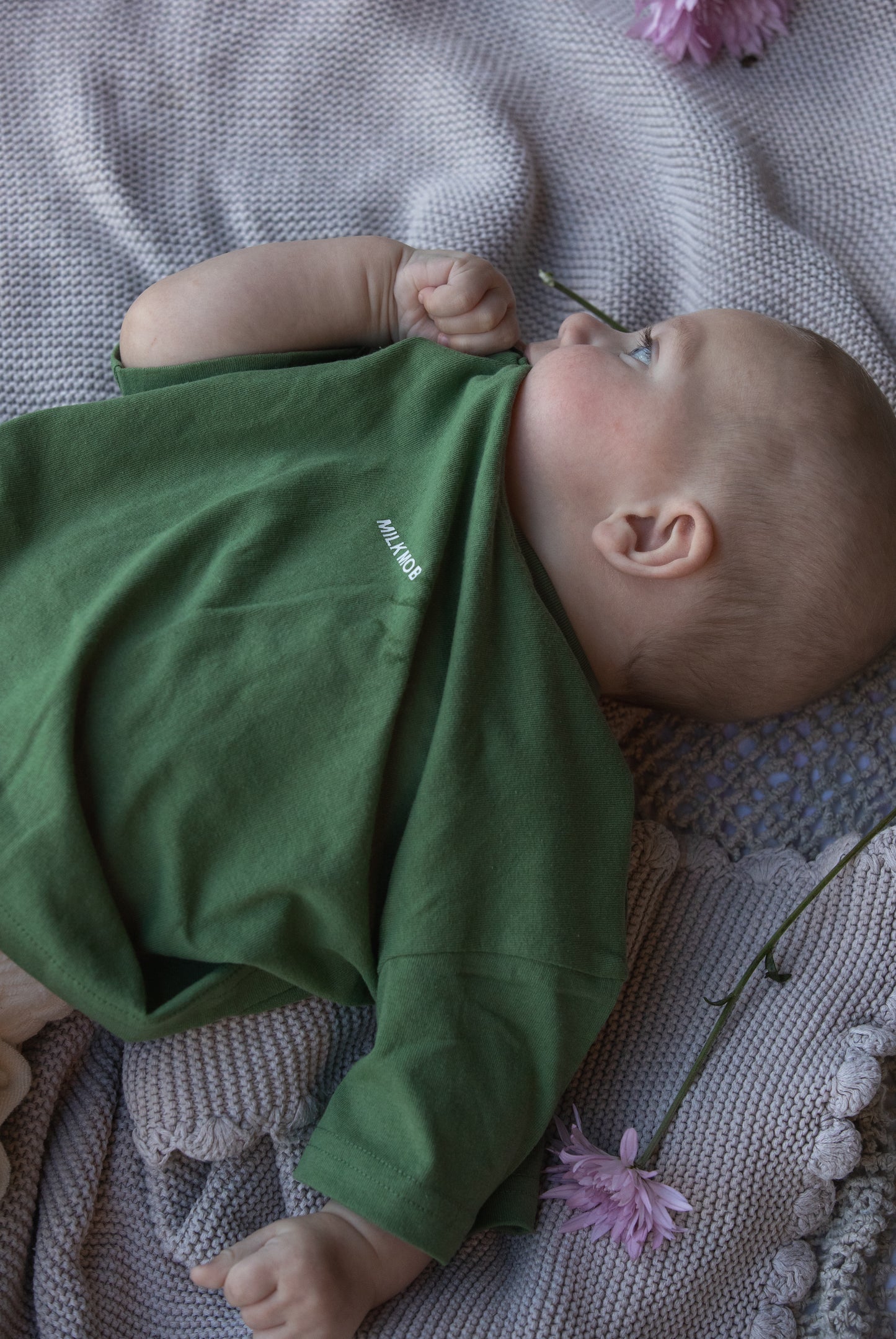 The Basic Oversized Tee- Green