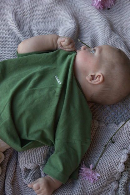 The Basic Oversized Tee- Green