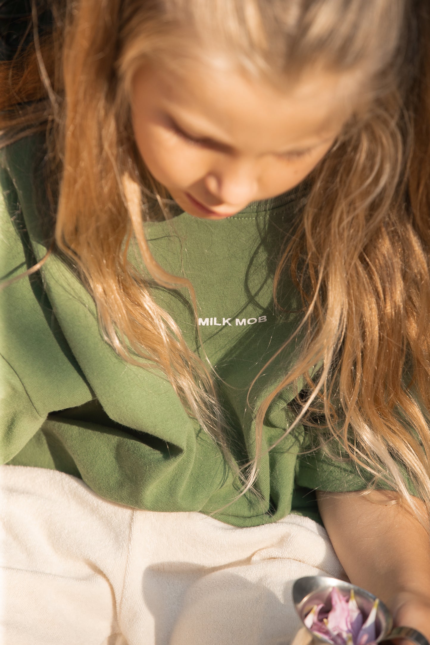 The Basic Oversized Tee- Green