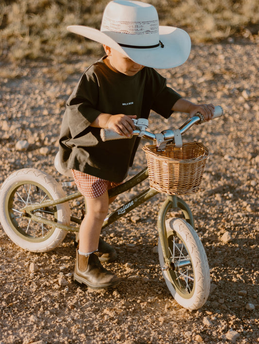 The Basic Oversized Tee- Charcoal Black